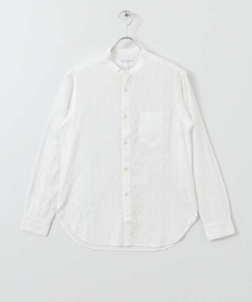 URBAN RESEARCH（アーバンリサーチ）の「URBAN RESEARCH 総柄刺繍ロングシャツ（シャツ/ブラウス・メンズ・カーキ/ホワイト/ブラック・LARGE/MEDIUM）」の16枚目の写真