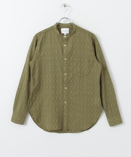 URBAN RESEARCH（アーバンリサーチ）の「URBAN RESEARCH 総柄刺繍ロングシャツ（シャツ/ブラウス・メンズ・カーキ/ホワイト/ブラック・LARGE/MEDIUM）」の18枚目の写真