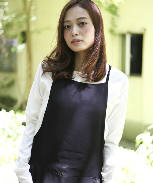 Denime（ドゥニーム）の「ルーズサロペット（サロペット/オーバーオール・レディース・ブラック/グレー・FREE）」の14枚目の写真