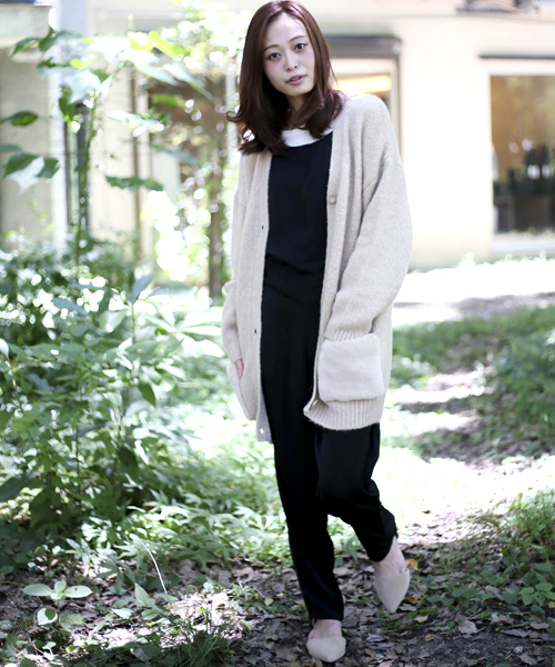 Denime（ドゥニーム）の「ルーズサロペット（サロペット/オーバーオール・レディース・ブラック/グレー・FREE）」の5枚目の写真