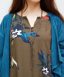 チャイハネ | 【チャイハネ】ボールチェーンフリンジロングネックレス(ネックレス)