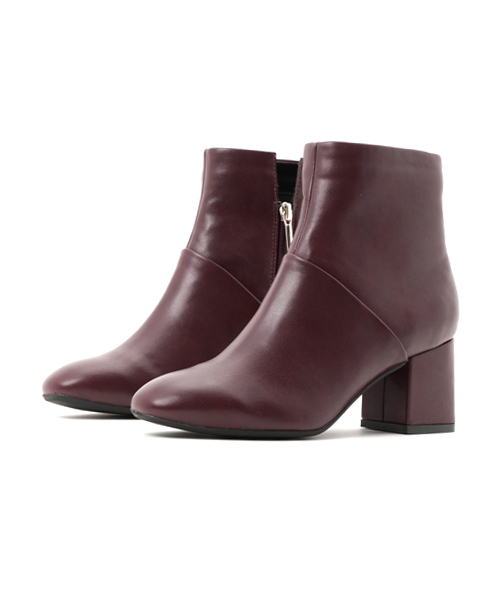 laboratory work（ラボラトリーワーク）の「スリムフィットショートブーツ（ブーツ・レディース・ボルドー/グレー/ブラック・MEDIUM/LARGE）」の12枚目の写真