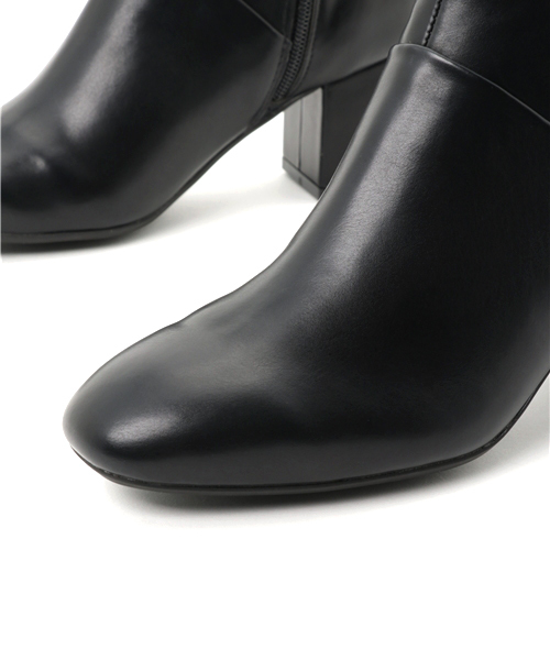 laboratory work（ラボラトリーワーク）の「スリムフィットショートブーツ（ブーツ・レディース・ボルドー/グレー/ブラック・MEDIUM/LARGE）」の8枚目の写真