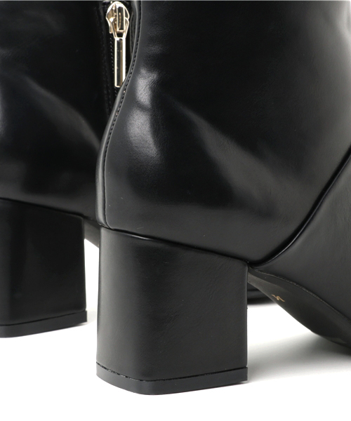 laboratory work（ラボラトリーワーク）の「スリムフィットショートブーツ（ブーツ・レディース・ボルドー/グレー/ブラック・MEDIUM/LARGE）」の11枚目の写真