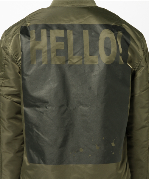 ROOPTOKYO(ループトウキョウ)の「MA-1 プリント ジャケット(MA-1・メンズ・ブラック系その他/ブラック/カーキ/カーキオリーブ・L/M/XL)」の9枚目の写真