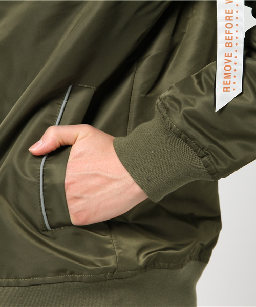 ROOPTOKYO(ループトウキョウ)の「MA-1 プリント ジャケット(MA-1・メンズ・ブラック系その他/ブラック/カーキ/カーキオリーブ・L/M/XL)」の14枚目の写真