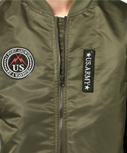 ROOPTOKYO(ループトウキョウ)の「MA-1 プリント ジャケット(MA-1・メンズ・ブラック系その他/ブラック/カーキ/カーキオリーブ・L/M/XL)」の16枚目の写真