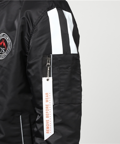 ROOPTOKYO(ループトウキョウ)の「MA-1 プリント ジャケット(MA-1・メンズ・ブラック系その他/ブラック/カーキ/カーキオリーブ・L/M/XL)」の11枚目の写真