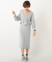 UNRELISH | スリットニットタイトスカート（セットアップ対応商品）(スカート)