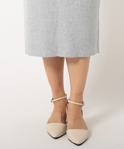 UNRELISH（アンレリッシュ）の「スリットニットタイトスカート（セットアップ対応商品）（スカート・レディース・ベージュ/ネイビー/グレー・MEDIUM）」の8枚目の写真