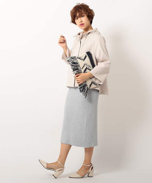 UNRELISH（アンレリッシュ）の「スリットニットタイトスカート（セットアップ対応商品）（スカート・レディース・ベージュ/ネイビー/グレー・MEDIUM）」の15枚目の写真