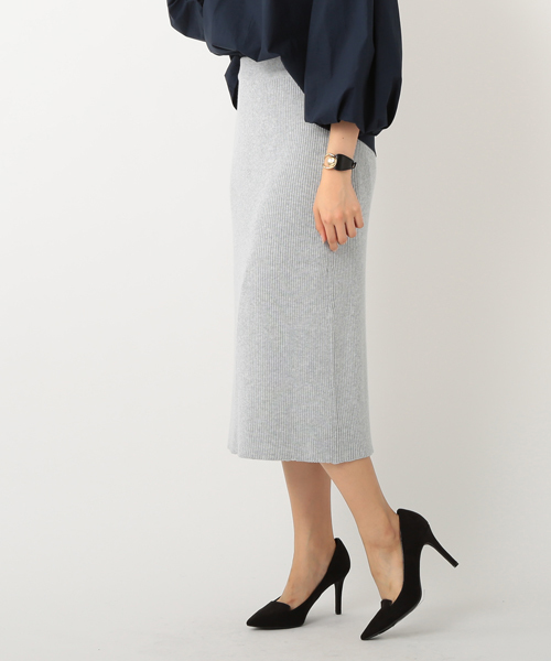 UNRELISH（アンレリッシュ）の「スリットニットタイトスカート（セットアップ対応商品）（スカート・レディース・ベージュ/ネイビー/グレー・MEDIUM）」の20枚目の写真