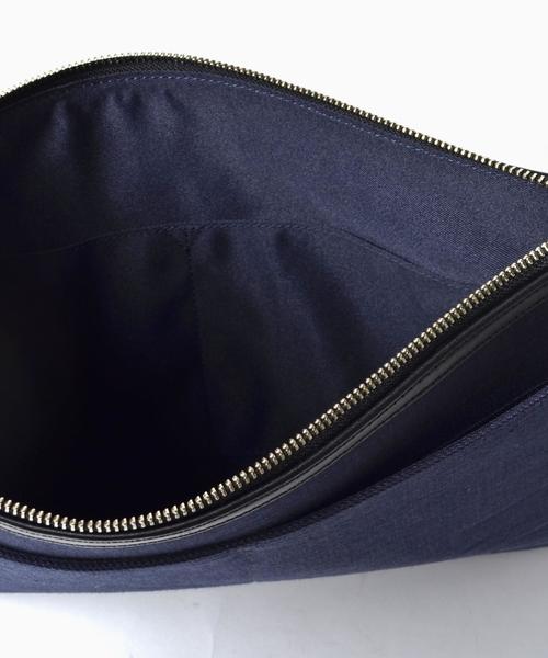 SHIPS（シップス）の「SC: "Herdmans"(ハードマンズリネン) クラッチバッグ■（クラッチバッグ・メンズ・オリーブ/ベージュ/ネイビー/オレンジ・ONE SIZE）」の12枚目の写真