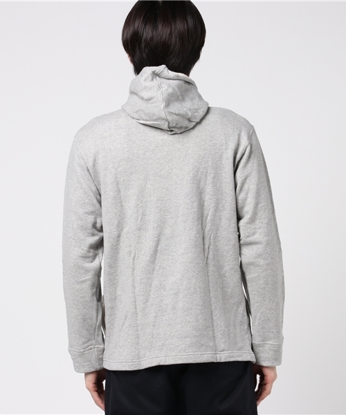 GREEN BOWL（グリーンボウル）の「GREEN BOWL Half Zip Sweat Parka/ハーフジップスウェットパーカー（パーカー・メンズ・杢グレー・38/36）」の6枚目の写真