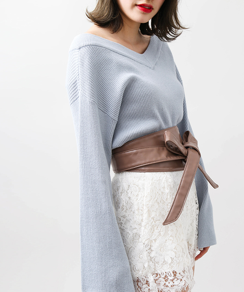 WEGO(ウィゴー)の「WEGO/サッシュベルト(ベルト・レディース・レッド/ベージュ/ブラック/ブラウン・FREE)」の10枚目の写真