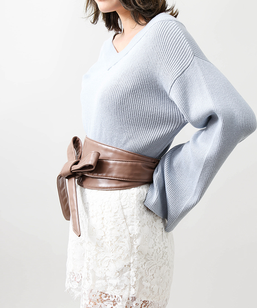 WEGO(ウィゴー)の「WEGO/サッシュベルト(ベルト・レディース・レッド/ベージュ/ブラック/ブラウン・FREE)」の11枚目の写真