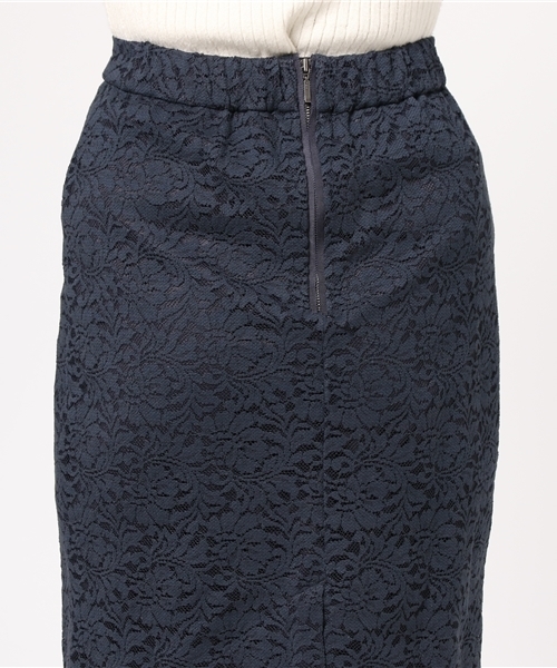 SHIPS（シップス）の「カラーレーススカート（スカート・レディース・ネイビー/ライトグリーン・38/36）」の7枚目の写真