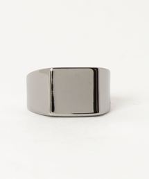 【YArKA/ヤーカ】rectangle plain ring[reck]/プレーン四角リング[レック]