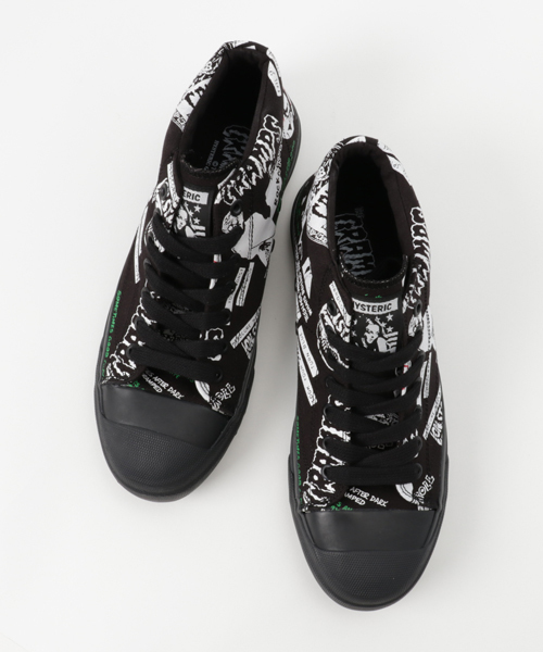 HYSTERIC GLAMOUR（ヒステリックグラマー）の「CR/CRAMPS pt MID-CUTスニーカー（スニーカー・メンズ・ブラック系その他・27cm/28cm/26cm）」の5枚目の写真
