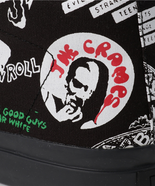HYSTERIC GLAMOUR（ヒステリックグラマー）の「CR/CRAMPS pt MID-CUTスニーカー（スニーカー・メンズ・ブラック系その他・27cm/28cm/26cm）」の7枚目の写真