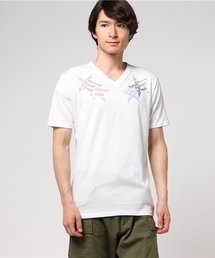 VENCEEXCHANGE | 胸星柄プリントTシャツ        (Tシャツ/カットソー)