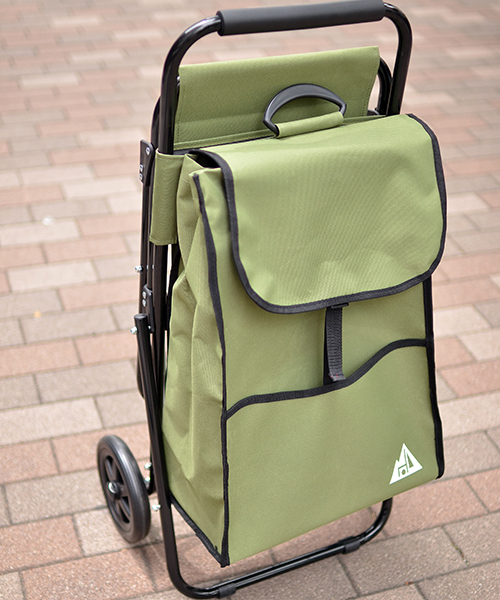 entre square(アントレスクエアー)の「VIDA/CHAIRRY チェア&キャリーカート カーキ(アウトドアグッズ・レディース・カーキ・ONE SIZE)」の9枚目の写真