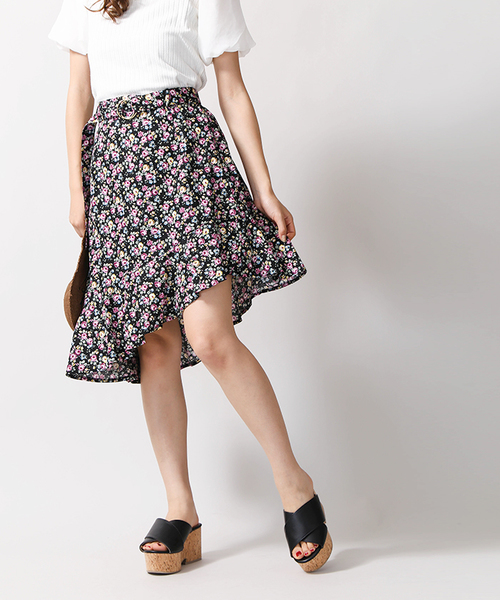 WEGO（ウィゴー）の「WEGO/ベルト付きアシンメトリースカート（スカート・レディース・その他1/インディゴブルー・FREE）」の11枚目の写真