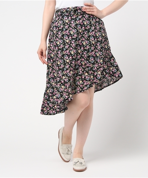 WEGO（ウィゴー）の「WEGO/ベルト付きアシンメトリースカート（スカート・レディース・その他1/インディゴブルー・FREE）」の13枚目の写真