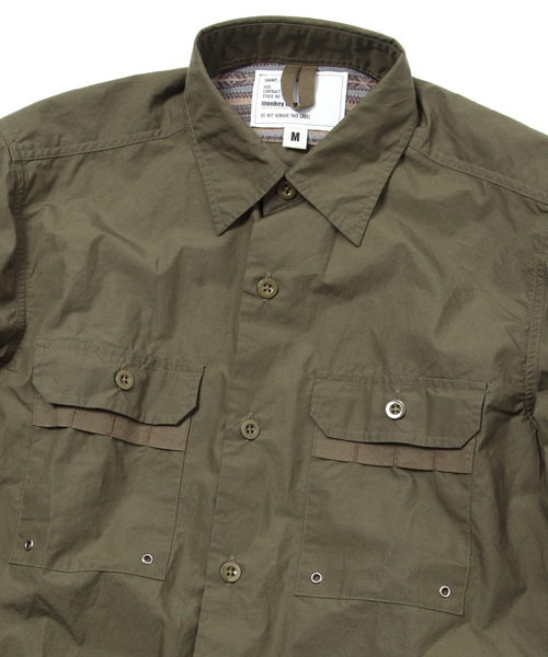 MONKEY TIME（モンキータイム）の「MT ∴ タイプライター ユーティリティ 7L◆（シャツ/ブラウス・メンズ・オリーブ/ネイビー・SMALL/MEDIUM/LARGE）」の5枚目の写真