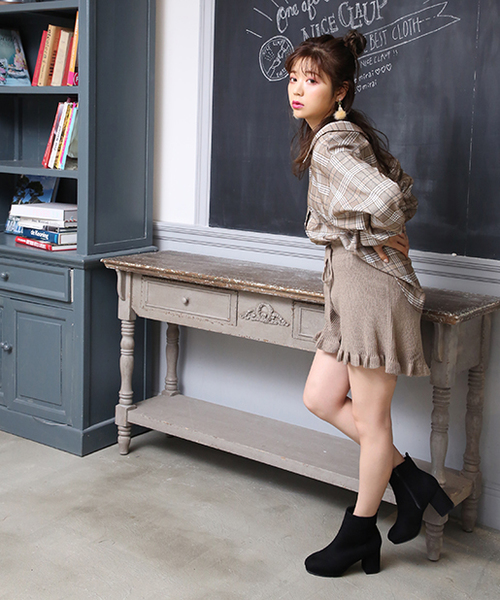 セール】フリルニットショートパンツ（その他パンツ）｜one after