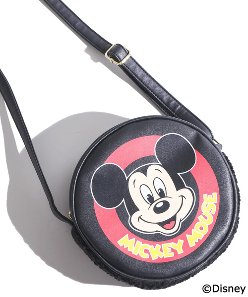 Disney（ディズニー）の「∴WEGO/Disneyサークルボアショルダーバッグ（ショルダーバッグ・レディース・ホワイト/ブラック・FREE）」の2枚目の写真