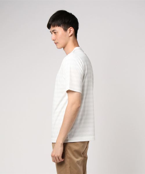 HELLY HANSEN（ヘリーハンセン）の「ヘリーハンセン　ユニセックスMVS天竺ボーダーＴシャツ / ショートスリーブボーダーティー（Tシャツ/カットソー・メンズ・グレー/ホワイト/ネイビー・XX-SMALL/X-SMALL/MEDIUM/LARGE）」の4枚目の写真