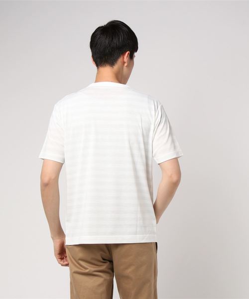 HELLY HANSEN（ヘリーハンセン）の「ヘリーハンセン　ユニセックスMVS天竺ボーダーＴシャツ / ショートスリーブボーダーティー（Tシャツ/カットソー・メンズ・グレー/ホワイト/ネイビー・XX-SMALL/X-SMALL/MEDIUM/LARGE）」の5枚目の写真