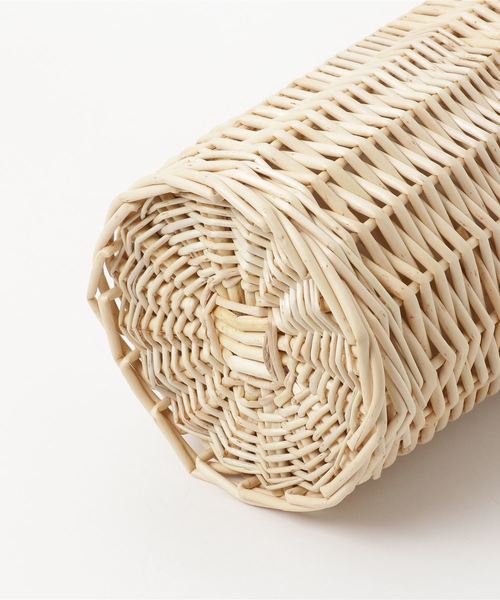 Green　Parks（グリーンパークス）の「・ミニバスケットショルダーバッグ（かごバッグ・レディース・ナチュラル/ブラウン・FREE）」の15枚目の写真