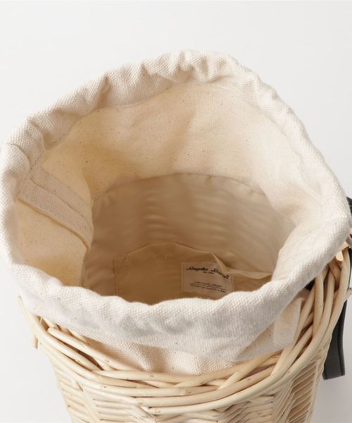 Green　Parks（グリーンパークス）の「・ミニバスケットショルダーバッグ（かごバッグ・レディース・ナチュラル/ブラウン・FREE）」の14枚目の写真