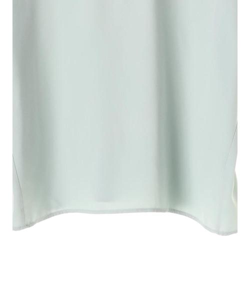 AMERICAN HOLIC（アメリカンホリック）の「・袖フリル両Vネックブラウス（シャツ/ブラウス・レディース・ミント/グレイッシュベージュ/ネイビー/チャコールグレー・FREE）」の16枚目の写真