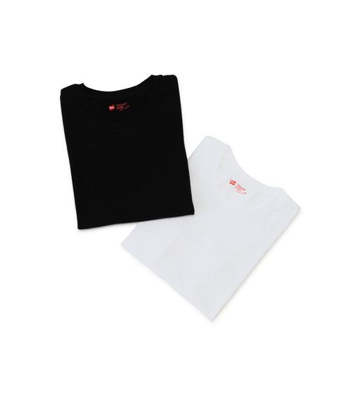 HANES(ヘインズ)の「Hanes/へインズ 2P JapanFit for her クルー(Tシャツ/カットソー・レディース・オフホワイト/ホワイト系その他・MEDIUM/LARGE)」の5枚目の写真