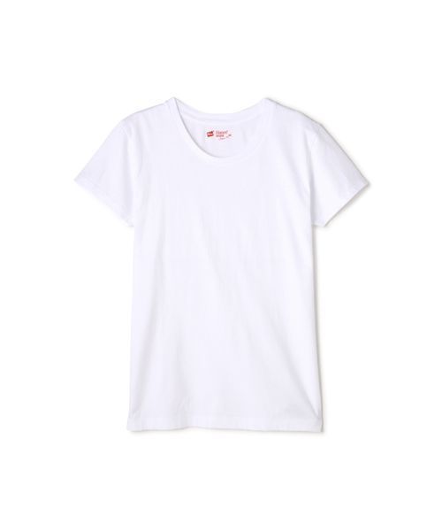 HANES(ヘインズ)の「Hanes/へインズ 2P JapanFit for her クルー(Tシャツ/カットソー・レディース・オフホワイト/ホワイト系その他・MEDIUM/LARGE)」の6枚目の写真