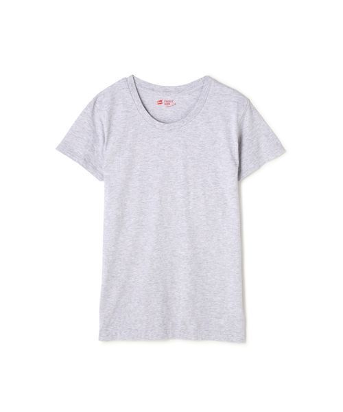 HANES(ヘインズ)の「Hanes/へインズ 2P JapanFit for her クルー(Tシャツ/カットソー・レディース・オフホワイト/ホワイト系その他・MEDIUM/LARGE)」の10枚目の写真
