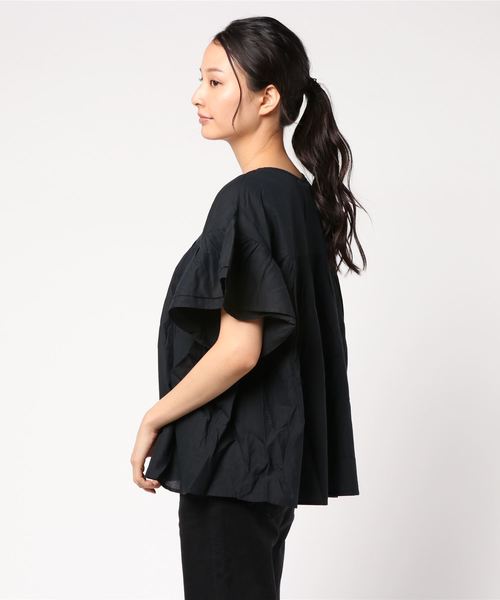 AMERICAN HOLIC（アメリカンホリック）の「・ティアードブラウス（シャツ/ブラウス・レディース・ブラック/ピンク/イエロー/オフホワイト/ターコイズブルー・FREE）」の19枚目の写真