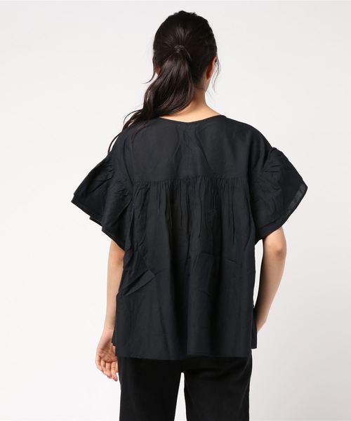 AMERICAN HOLIC（アメリカンホリック）の「・ティアードブラウス（シャツ/ブラウス・レディース・ブラック/ピンク/イエロー/オフホワイト/ターコイズブルー・FREE）」の20枚目の写真