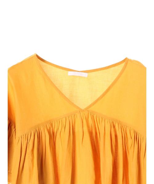 AMERICAN HOLIC（アメリカンホリック）の「・ティアードブラウス（シャツ/ブラウス・レディース・ブラック/ピンク/イエロー/オフホワイト/ターコイズブルー・FREE）」の16枚目の写真