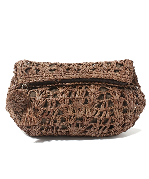 Soareak(ソアリーク)の「【Hatattack】 ストロークラッチ(クラッチバッグ・レディース・ベージュ/ダークブラウン・FREE)」の1枚目の写真