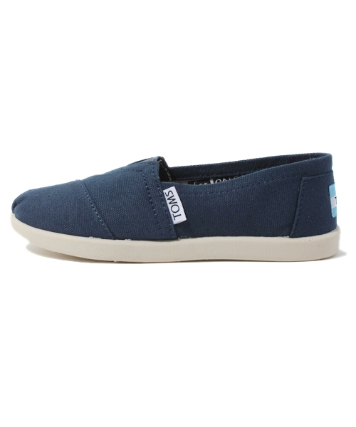 green label relaxing（グリーンレーベルリラクシング）の「TOMS（トモズ）クラシックキャンバス（スニーカー・キッズ・レッド/ネイビー・18cm/20cm/21cm/19cm）」の3枚目の写真