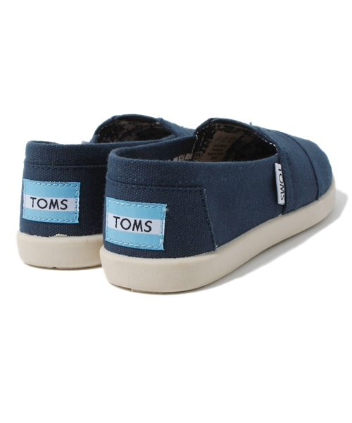 green label relaxing（グリーンレーベルリラクシング）の「TOMS（トモズ）クラシックキャンバス（スニーカー・キッズ・レッド/ネイビー・18cm/20cm/21cm/19cm）」の5枚目の写真