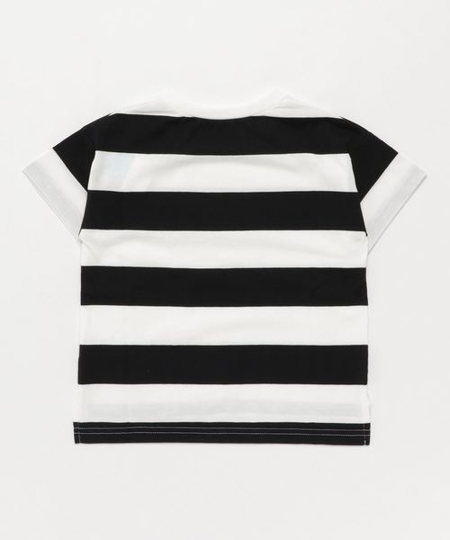 GLOBAL WORK(グローバルワーク)の「【キッズ】DRYワイドボーダーT/801573(Tシャツ/カットソー・キッズ・ブラック/ベージュ/グリーン・MEDIUM/XX-LARGE/SMALL/X-LARGE/LARGE)」の4枚目の写真