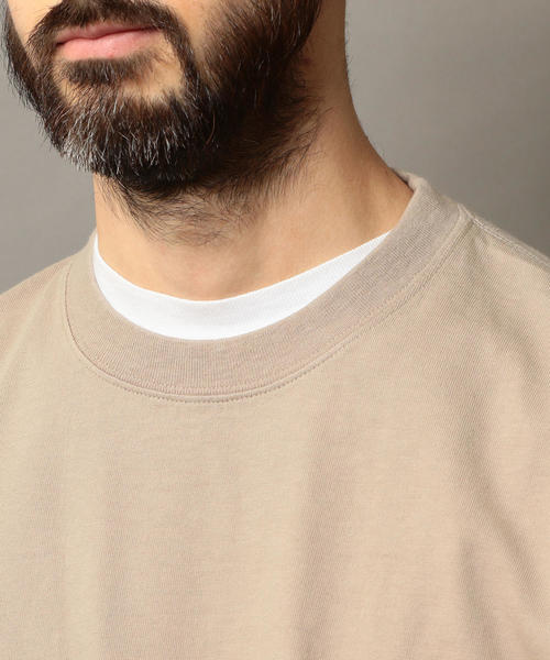 UNIVERSAL OVERALL(ユニバーサルオーバーオール)の「【別注】 <UNIVERSAL OVERALL(ユニバーサル オーバーオール)> 1POC L/S TEE/Tシャツ(Tシャツ/カットソー・メンズ・ベージュ/オリーブ/ホワイト・LARGE/X-LARGE/MEDIUM/SMALL)」の9枚目の写真