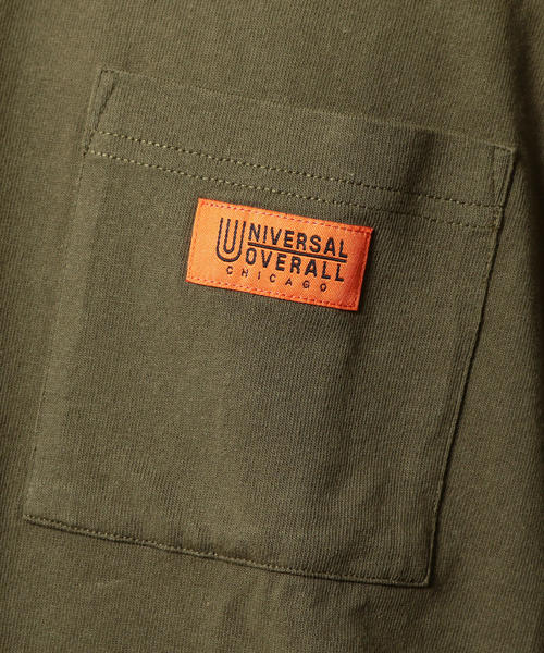 UNIVERSAL OVERALL(ユニバーサルオーバーオール)の「【別注】 <UNIVERSAL OVERALL(ユニバーサル オーバーオール)> 1POC L/S TEE/Tシャツ(Tシャツ/カットソー・メンズ・ベージュ/オリーブ/ホワイト・LARGE/X-LARGE/MEDIUM/SMALL)」の15枚目の写真