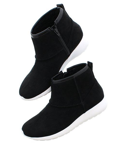 JELLY BEANS（ジェリービーンズ）の「スニーカーブーツ(115-9701)JELLY BEANS(ジェリービーンズ)（ブーツ・レディース・ブラック/グレー/ネイビー/キャメル・S/M/L）」の2枚目の写真