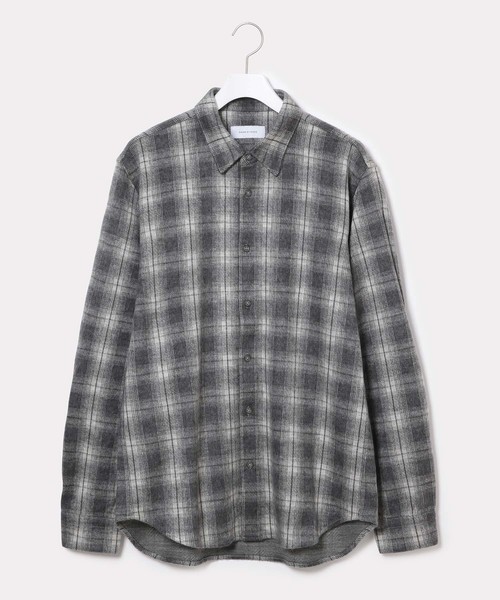 ADAM ET ROPE'(アダムエロペ)の「ジャガードシャギー起毛カットシャツ(シャツ/ブラウス・メンズ・スミクロ/チャコールグレー/ダークブラウン/ネイビー/グリーン系その他/ライトグレー/オレンジ/ブルー系その他2/パープル系その他2・M/L)」の11枚目の写真